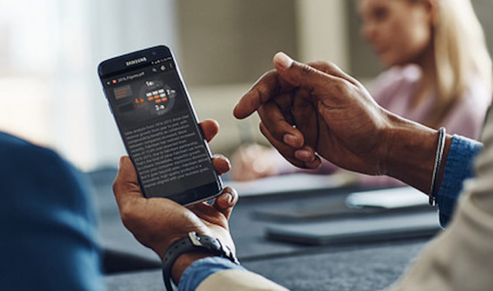 Work efficiency has improved as smartphone usage increases.
