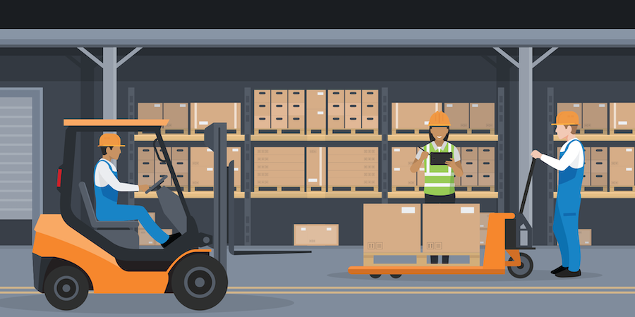 warehouse forklift operator