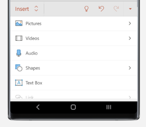 how to add video to powerpoint mobile