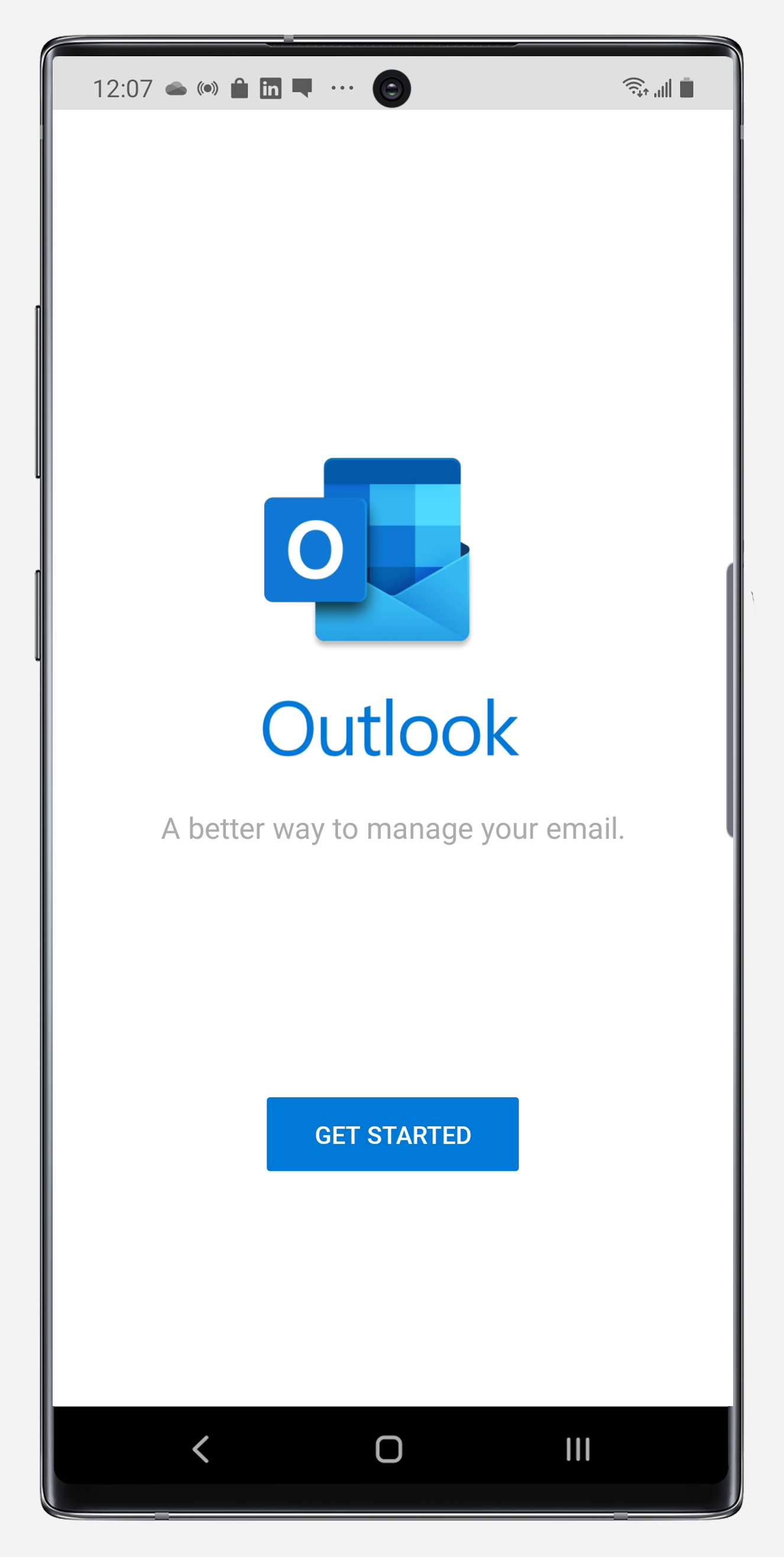 incoming mail outlook text small