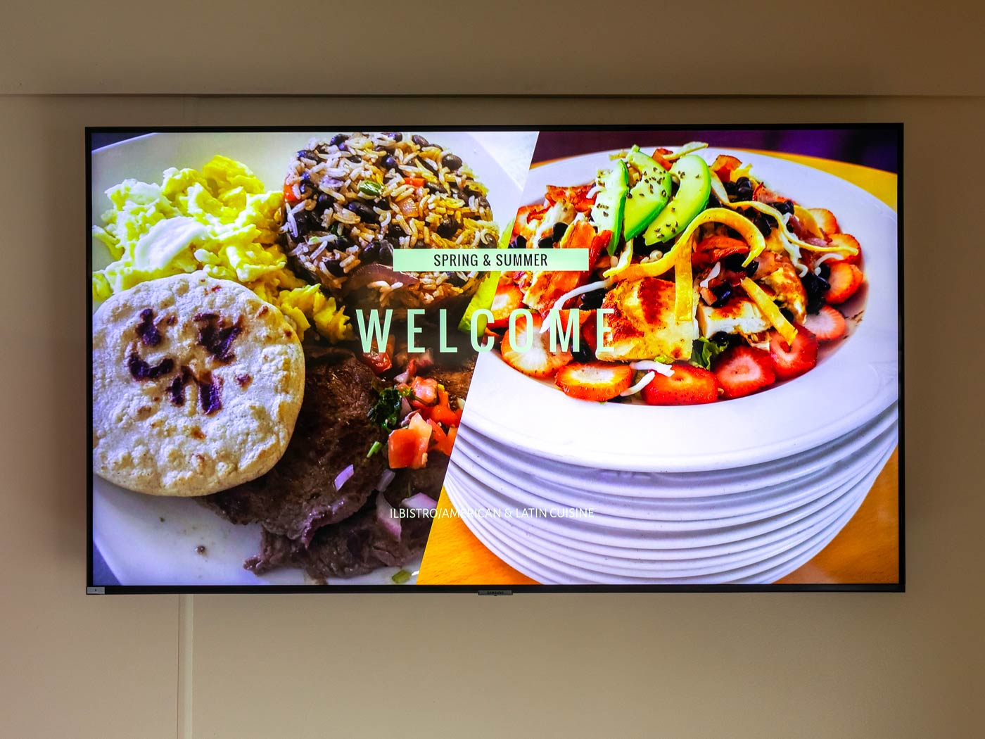 Bistro bustles, connects community with Samsung Pro TV - Samsung ...