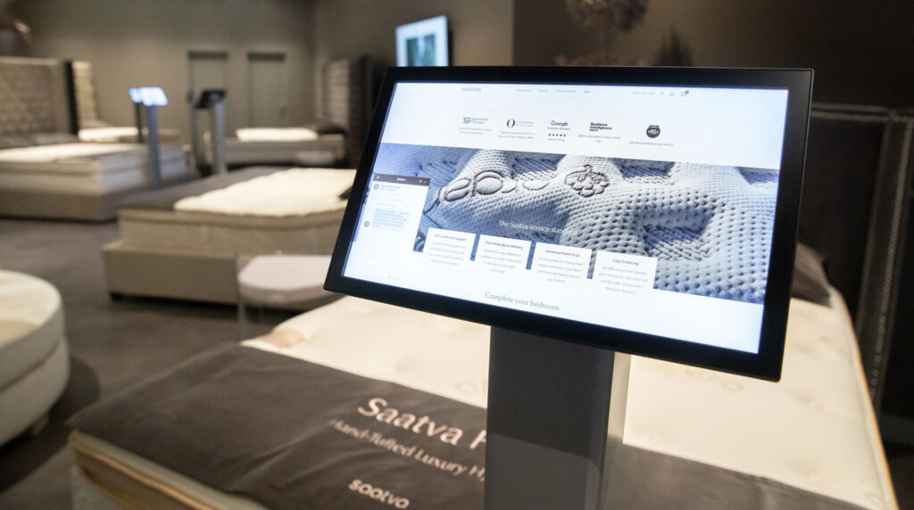 Immersive ‘Viewing Rooms’ send Saatva customers to dreamland Samsung