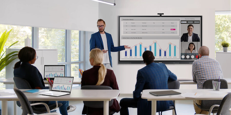 Microsoft Teams and SMART interactive displays