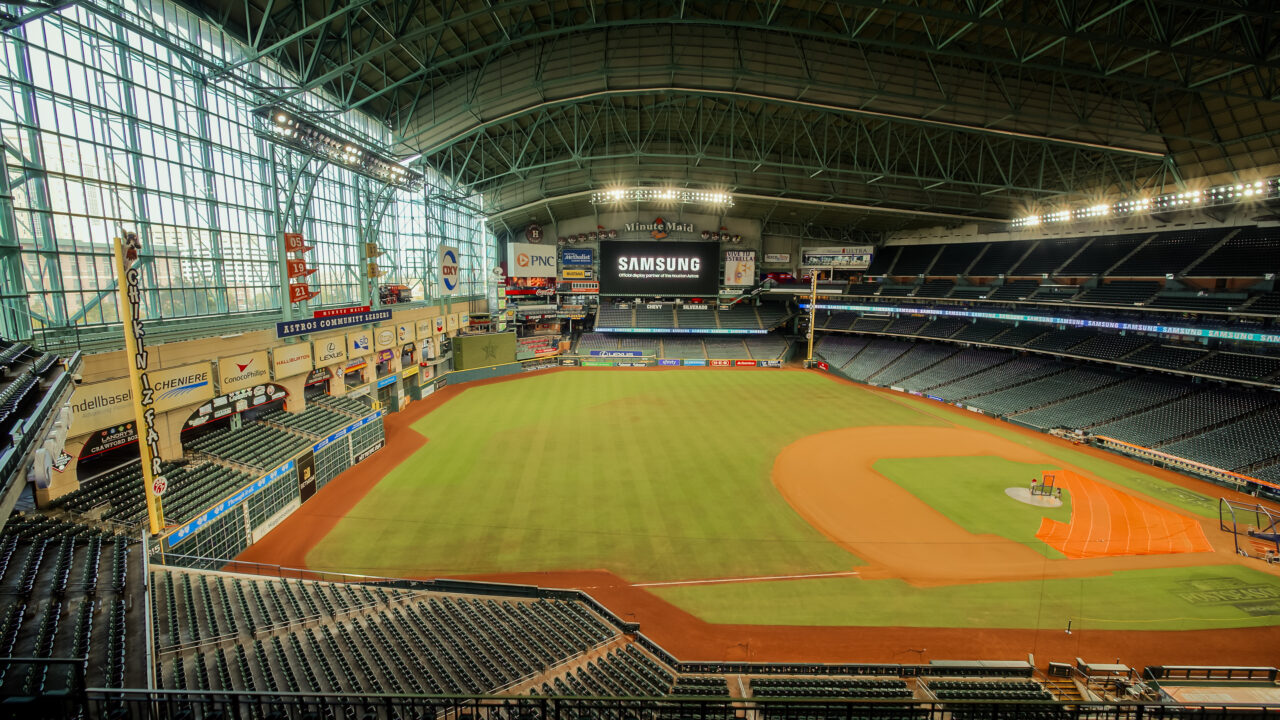 Houston Astros up the score at Minute Maid Park with stateoftheart