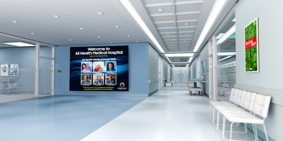 Show, don’t tell: Honoring donors, inspiring patients and elevating the brand story with The Wall All-in-One